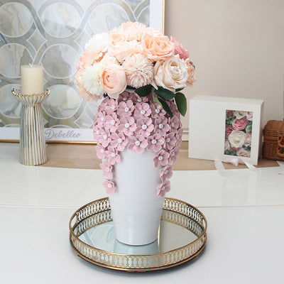 Fiorito Vase with Pink Floral Detail